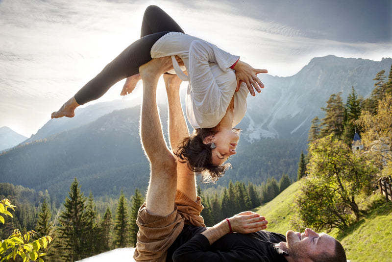 Take flight this Valentine's Day! Find balance and connect with partner yoga
